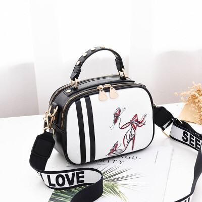 

Shangxin Female 2018 Chaohuan Edition Girls Simple Fashion Hand-held Bill of Lading Room Slant Bag