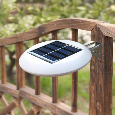 

Gobestart Solar Wall Light 9led Outdoor Waterproof Garden Yard Fence Round Sink Light
