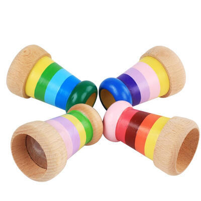 

Baby Kids Wooden Magic Kaleidoscope Educational Learning Puzzle Toys Gifts