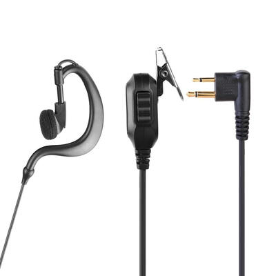 

G Shape 2 Pin -type Earphone Earpiece wPTT for Motorola HYT Walkie-talkie