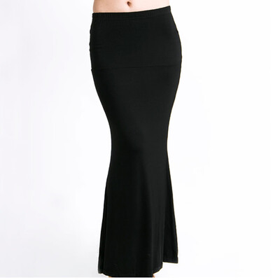 

Roseonmyhand Womens Sexy Casual Solid High Waist Hip Knee Length Skirt