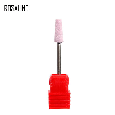 

ROSALIND 1pcs Ceramic Stone Nail Drill Bits For Professional Electric Manicure Machines Pedicure Nail Art Salon Polish Tools