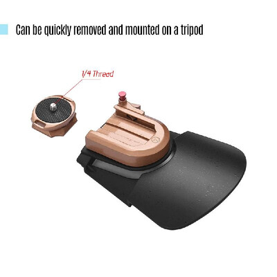 

Universal Quick Release Plate QR Plate Replacement Portable Waist Buckle with 14 Thread Screw for DSLR Camera Tripod Ball Head
