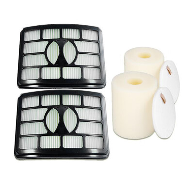 

2Pcs Foam & Felt Filters&2Pcs HEPA Filter for Shark Rotator Lift-Away Vacuum NV500 NV503 XFF500 UV560