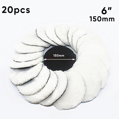 

Set Of 20pcs 150mm Felt Polishing Pad For Car Polishing And Waxing Equipment