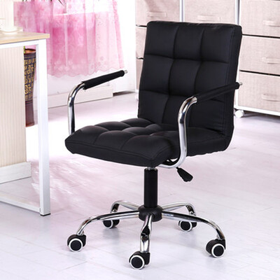 

Gobestart Fashion Casual Lift Chair Office Work Chair Beauty Salon Chair Black