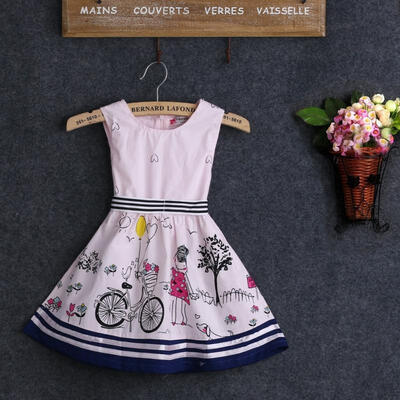

Hot Cartoon Infantil Bebé Niña Rosa Princesa Love Belleza Vestido Forma Burbuja