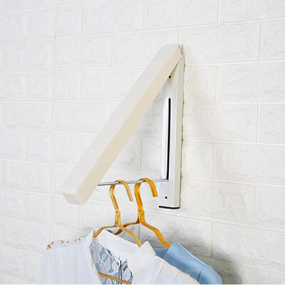 

Stainless Steel Wall Hanger Retractable Indoor Clothes Hanger Magic Foldable Drying Rack Waterproof Clothes Towel Rack Folding