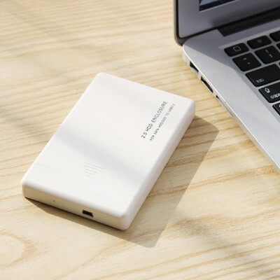 

25in HDD Enclosure 480Mbps Data Transmission for SATA HDDSSD to USB20