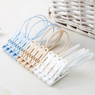 

Clothes Peg Clip Pins Hanging Rope Clothesline Laundry Hanger Home travel