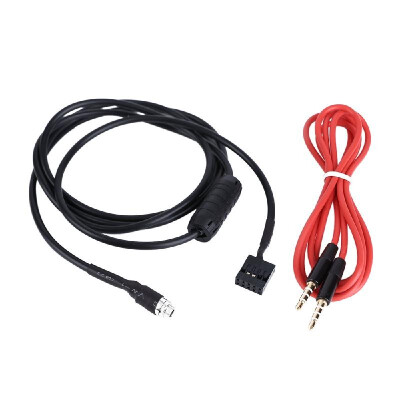 

KKmoon AUX Input Mode Cable 35mm Female Dash Mountable Socket for BMW E46 98-06 Audio Cable for Phone MP3 Player