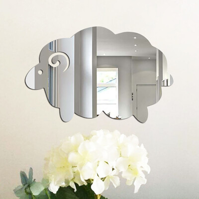 

〖Follure〗Nordic Acrylic Mirror Cartoon Wall Camera Props Kids Room Wall Decoration A