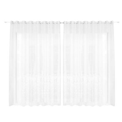 

Gezitelilun Window Screens Transparent Curtains Punch Style for Living Room