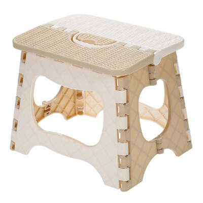 

Plastic Folding Step Stool Portable Folding Chair Small Bench for Children&Home Use