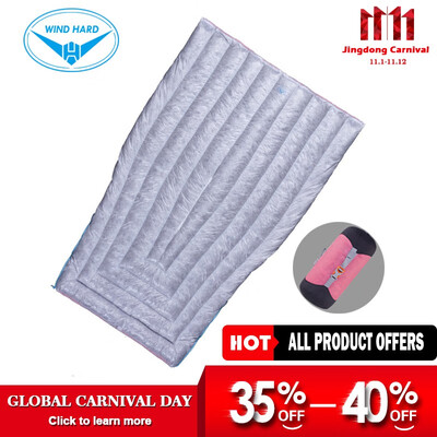 

AEGISMAX WIND HARD TINY Series Outdoor Camping Ultra-Light Envelope Gray Goose Down Can wear type Spring Autumn Sleeping Bag