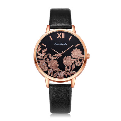 

FANTEEDA Womens Watch Fashion Flower Dial Print Watch