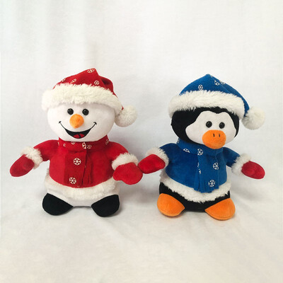 

FIRST Christmas plush snowman toy cute child 11830