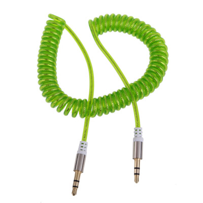 

Flexible 35mm Car Jack  to  Extend Stereo Audio AUX Cable Cord Colors