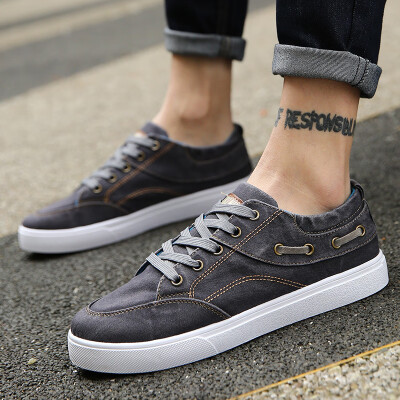 

summer Korean tide 100-lap casual canvas teenagers autumn skate shoes old Beijing cloth shoes tide shoes