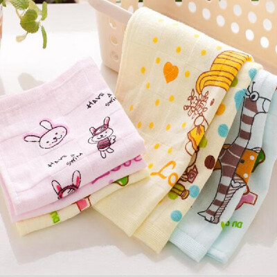 

1Pcs Mini Face Towel Cartoon Lovely Pattern Supper Comfortable Square Towel 2727cm