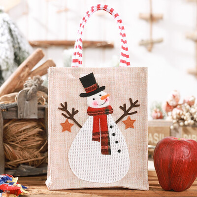 

Siaonvr Christmas Gift Cloth Handbag Candy Bag Merry Christmas Candy Bags Xmas Decor