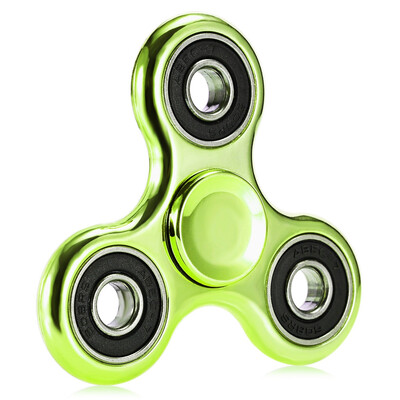 

Electroplated Tri-wing Fidget Spinner Stress Relief Product Adult Fidgeting Toy