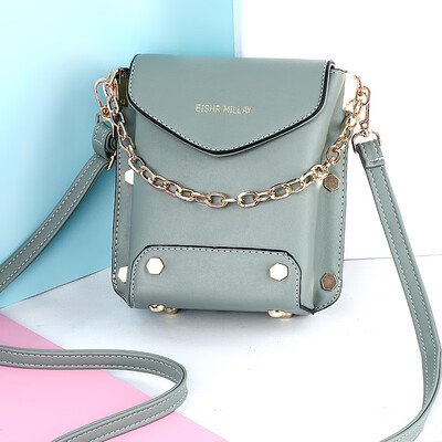 

Summer womens fashion fashion one-shoulder bag Korean-style one-to-one one-way bag rivet chain small square bag
