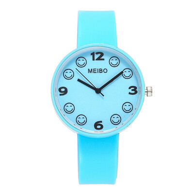 

MEIBO Women Dress Watches 10 Colors Fashion Canvas PU Leather Band Number Quartz Wrist Watch relogio feminino orologi donna 533