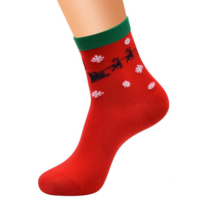 

1Pair Lovely Christmas Socks Women Men Gift Santa Claus Deer Warm Winter Xmas Funny Socks Unisex Socks For Christmas Gift