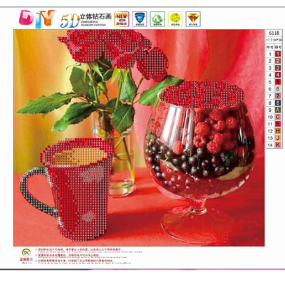 

〖Follure〗5D Embroidery Paintings Rhinestone Pasted DIY Diamond Painting Cross Stitch