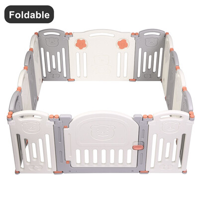 

Ktaxon 14pcs HDPE BabyKids Playpen Play Yard