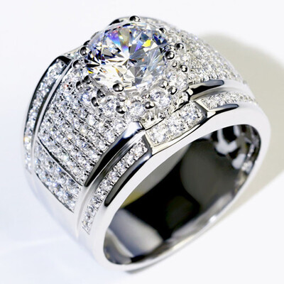 

Fashion Flash Men Women Wedding Engagement Party Ring Jewelry New