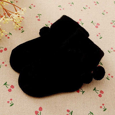 

Unisex Children 1 to 2Years Old Winter Cotton Baby Socks Boys Girls Warm Antiskid Socks Solid Color Toddler