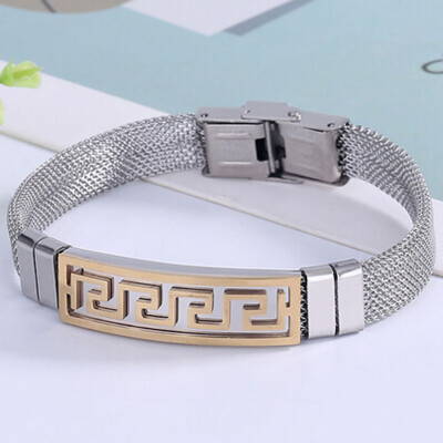 

Bracelet Bracelet Wristband Movement Skeleton Energy Steel Perfect Creative Leaves