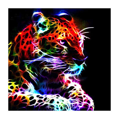 

5D DIY Full Drill Diamond Painting Leopard Cross Stitch Embroidery Crafts