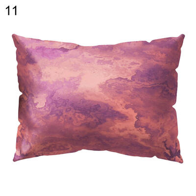 

Colorful Pigment Print Pillow Case Cushion Cover Removable Sofa Bed Cafe Decor