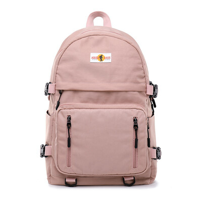 

Marsoul nylon student bag female campus student backpack simple male backpack travel leisure bag outdoor