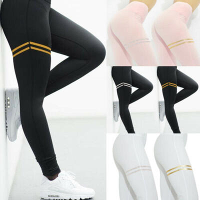 

Womens Sports Yoga Leggings Running Gym Workout Pants Fitness Stretch Trousers