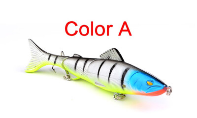 

VISSEN 1pcs 127cm 1763g Mixed Colors Multi Section Fishing Lure Wobbling Artificial Plastic Hard Fake Lure Bionic Bait