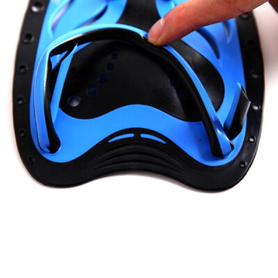 

1 Pair Swimming Paddles Hand Professional Beginner Training Paddle Aquatic Gloves with Adjustable Strap Diving Hand Wedded Fitness