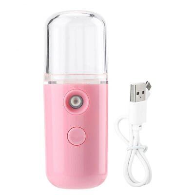 

Greensen Portable Mist Sprayer Face Humidifier Steamer Cosmetic Moisturizing Tool Pink 30ml