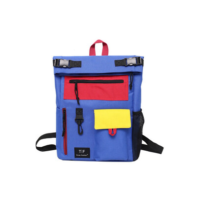 

Tailored Unisex Bag Fashion Roll Shoulder Bag Large Capacity Leisure Travel Backpack