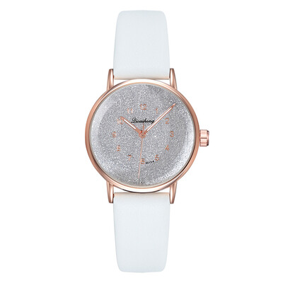 

Korean version of the personality candy color quartz watch new trend fashion mirror casual watch