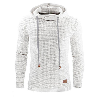 

Mens Winter Hoodie Warm Hooded Sweatshirt Coat Jacket Outwear Sweater Slim Tops