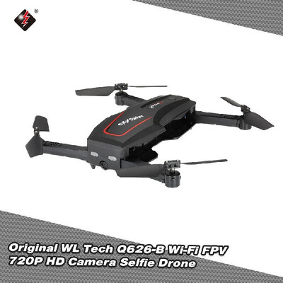 

Original WL Tech Q626-B Wi-Fi FPV 720P HD Camera Selfie Drone Altitude Hold RC Quadcopter RTF
