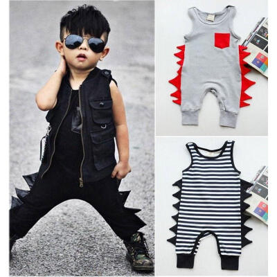 

Cotton Newborn Baby Boy Sleeveless Romper Jumpsuit Playsuit Outfit Clothes 0-24M