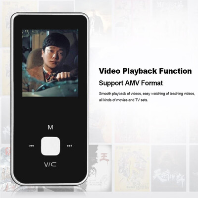 

MP3 MP4 Digital Player with 18 Inches Screen Music Player Lossless Audio Video Player Support E-book FM Radio Voice Recording TF
