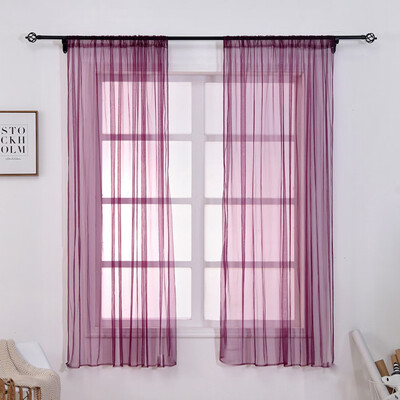 

New Romantic Bedroom Polyester Child Window Curtain For Living Room Wedding Home Decor