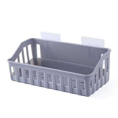 

Storage Organizer Basket Punch-free Suction Cup Bathroom shelf for Cosmetics Hair Supplies&Beauty Product