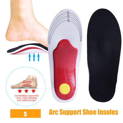 

One Pair of Insoles Arc Support Shoe Inserts Soft EVA Flatfoot Correction Pads Improve XO Legs Insoles